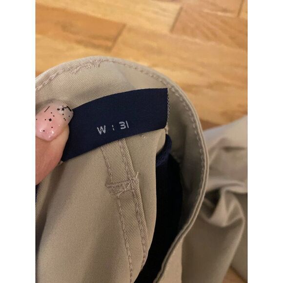 NWOT Jach's New York Mens Khaki Flat-Front Shorts slash pockets size 31 - Picture 9 of 9